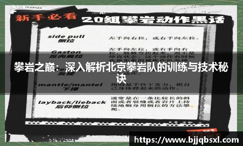 攀岩之巅：深入解析北京攀岩队的训练与技术秘诀